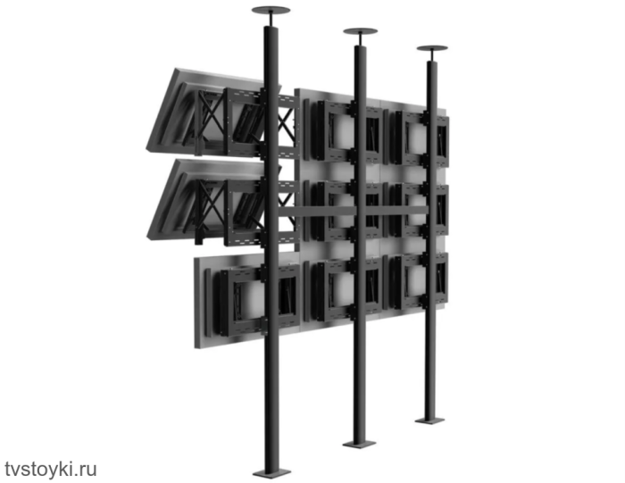 Каркас распорный для видеостены 3x3, откидного типа — изображение 4